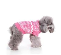 MERRYHAPY Winter Pet High Collar Sweater Knitted Dog Pajamas Dog Christmas Costume for Party Warmth Clothing Xxl