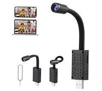 MERRYHAPY Wireless Remote Security Camera with Hose Design Angle for Indoor Monitoring for Home Security and Supervision