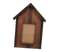 MERRYHAPY Wooden Dog Ash Storage Box Pet Urn Cremation Casket for Dogs and Cats Keepsake Memorial with Smooth Surface Black Brown