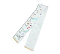 MERRYHAPY Wooden Growth Chart Height Wall Decor for Kids Room, Butterfly Measurement Ruler with Hanging Canvas, 20x200cm Natural Wood Children Height Measuring Chart for Nursery