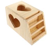 MERRYHAPY Wooden Hay Feeder Manger Rack for Rabbit Guinea Pig Double-decker Hay Holder Easy Clean Garden Pet Stand