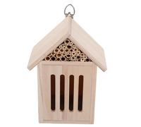 MERRYHAPY Wooden Insect Hotel for Garden Decorative Outdoor Shelter for Bees Ladybugs and Butterflies Easy Installation Natural Your Outdoor Space