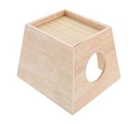 MERRYHAPY Wooden Rutin Chicken Raising Nest Cozy Incubation Box for Small Animals Warm Windproof Hideout for Hamsters and Chickens Pet House Decor Comfortable Wooden Home