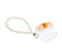 MERRYHAPY Wool Flower Earphone Case Compatible with Airpods Portable Protective Cover Scratch-resistant Earbud Holder Convenient for Travel and Daily Use