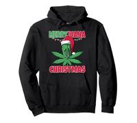 Merryjuana Christmas Funny Marijuana Weed Christmas Pullover Hoodie