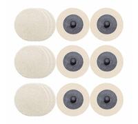 Merryland 15 Pack Wool Quick Change Disc 50 mm Polishing Buffing Pad