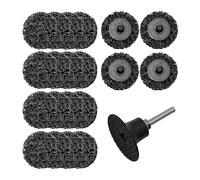 Merryland 20 Pack Strip Disc 50 mm Paint Rust Remover Black with Shank