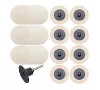 Merryland 60 Pack Wool Quick Change Disc 50 mm with 6.35 mm Shank