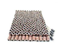 Merryland Sanding Drum Sander for Dremel 184pcs, Sanding Band Sleeve 80# 6mm 180pcs and Mandrel 4pcs Mini Rotary Tool Accessory Electric Power Tool DIY, RMTA184C2