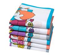 merrysquare - Child Handkerchiefs - 100% Coton - 12" Square - 6 units - GRIBOUILLE Model