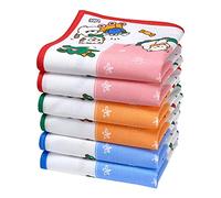 merrysquare - Child handkerchiefs - 100% Cotton - 6 units - 10" square - Toffee Model