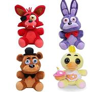 MerryToonLand 5 Nlghts Plush Collectible Figure F-A-N-F Nightmare Plush Toys for Game Fans - Party Decorations Birthday Gifts for Kids Boys Teen (4 COLOUR)