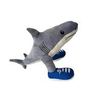 MerryToonLand Cute Shark Plush, Adorable Tralalero Tralala Plush for Kids and Adults, for Fans, Brainrot Toy for Imaginative Play (grey shark)