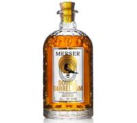 Merser Double Barrel Rum 70cl | A Masterful Blend of Caribbean Rums | Aged up to 12 Years | Multi-Award Winning Rum | 43.1% ABV