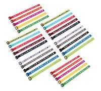 Mersper 15/30/45Pack WWJD Bracelets for Men Women, Adjustable Religious Wristband Bulk, What Would Jesus Do Woven Bracelet Christian Gifts for Church Events, Harvest Festivals, L, Cotton, no gemstone