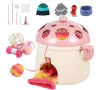 Mersyn Knitting Machine Knitting Loom Crochet Machine, Weaving Loom for Adults Children, Weaving Kit for DIY Scarves, Bags, Hats, Mittens, Socks, Dolls (32 Needles)