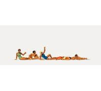 Merten 0210954 Seated & Laying Bathers (5) Figure Set