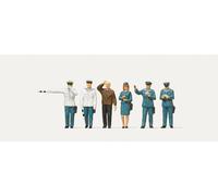 Merten 212557 German Traffic Police Officers (6) Figure Set HO