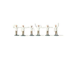 Merten 272252 Traffic Policemen (6) Figure Set N Gauge