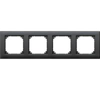 Merten M-Plan 486414 Socket Frame with 4 Parts, Anthracite