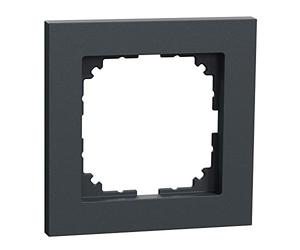 Merten M Pure Frame 1 Compartment, Anthracite, Single, Switch Plate, Compatible with Merten Devices