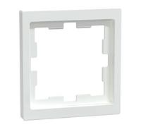 Merten MEG4010-6535 | Cover Frame | M-Creative Design | 1-fold | ABS - 90 x 90mm - White | Frame Design Customizable | Made in Germany
