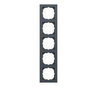 Merten MEG4050-3614 M-Pure Frame 5-Way for Sockets and Switches Anthracite