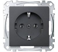 Merten Socket System Anthracite Type F 16A 1piece MEG2301-0414