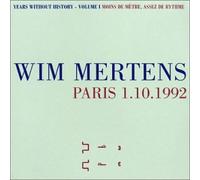 Mertens Wim - Years Without History (Live) [Benelux Import]