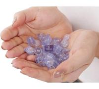 MERTIA JEWELS® (200 Pcs Approx Clear (No Colour-Tansparent) Extra Soft Extra Premium Earring Back disc Pads/Clear disc Pads (Royal)