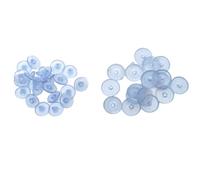 Mertia Jewels® 200 Pcs Approx Premium Clear Silicone Earring Backs