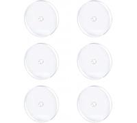Mertia Jewels® (200 Pcs Or 100 Pairs Approx) Extra Soft Extra Premium Earring Back disc Pads/Clear disc Pads/Invisible Earrings Silicone Earring disc Pads(Luxury (Clear (No Colour-Tansparent))