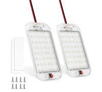 MERTTURM Dome Light for RV Interior, 48LED 800LM Ultra Bright 12 Volt LED White Lights, RV Ceiling Light with Switch Control, Ideal for Car Van Truck Camper Lorry Motorhome Boat(1 Pack)
