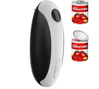 MERTTURM Rechargeable Electric Can Opener, One-Touch 360° Automatic Electric Tin Opener with Magnetic Lid Remover&Smooth Edge, Ring Pull Can Jar Opener Aid Kitchen Tools&Gadgets for Arthritis/Seniors