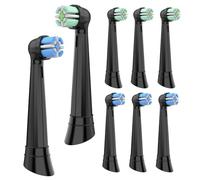 MERUYOO Replacement Toothbrush Heads Compatible with Oral B iO, 8Pack Electric Toothbrush Heads Compatible with Oral-B iO 3/4/5/6/7/8/9/10 Series, Brush Heads for Deeper Plaque Removal