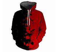 MERVOS Geometric Gradient Pattern 3D Printed Loose Comfortable Unisex Casual Sports Hoodie for Boys and Girls