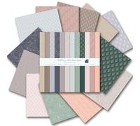 MerwDeeyt 24 Sheets Boho Scrapbook Paper 12x12 Inch Double-Sided Decoupage Papers Scrapbooking Paper Patterned Decorative Papers for DIY Card Making Wrap Decoration-Dark Color