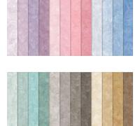 MerwDeeyt 24 Sheets Colourful Scrapbook Paper 30.5x30.5cm Double-Sided Decoupage Papers Texture Scrapbooking Decorative Paper for DIY Card Making Wrap Decoration