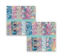 MerwDeeyt 48 Sheets Bubble Scrapbook Paper 6x6 Inch Single -Sided Decoupage Papers Scrapbooking Paper Patterned Decorative Papers for DIY Card Making Wrap Decoration