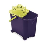 Mery Automatic Bucket, Polypropylene, Purple and Lime, 28.5 x 43.5 x 42 cm