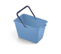 Mery | Mini Bucket | Multipurpose Bucket | Cleaning Bucket | Polypropylene | Anatomical Handle | 4 Litres | Blue | Measurements: 19.5Lx17.2Wx27.5H cm