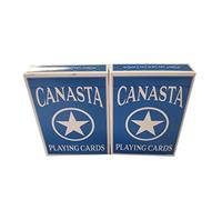 Merz67 LLC 2 Deck Canasta Playing Cards Set w/Points, Blue Back