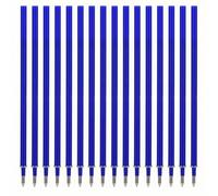 Merzio 16 Pack Erasable Pen Refills, Blue Gel Ink 0.7mm Fine Tip Compatible for Legami, Smooth Writing Thermosensitive Ink for School and Office Supplies (Blue)