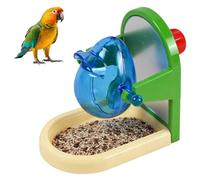 Merzio Interactive Rat Toys and Hamster Enrichment Puzzle, Durable Foraging Dispenser for Small Animals, Essential Rat Cage Accessories for Gerbil, Ferret and Guinea Pig