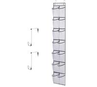 Merzio Over the Door Shoe Organiser with 14 Large Pockets, Versatile Hanging Shoe Storage Rack for Wardrobe, Closet, Bathroom - Space Saving Solution