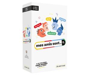 Mes Amis sont - Le Droit de Perdre - Ambiance Board Game - Aperitif Board Game - Internet Inspired Game