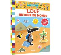 Mes autocollants malin - Loup autour du monde: Avec + de 140 autocollants repositionnables