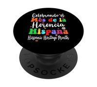 Mes De La Herencia Hispana Groovy Hispanic Heritage Month PopSockets Adhesive PopGrip
