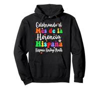 Mes De La Herencia Hispana Groovy Hispanic Heritage Month Pullover Hoodie