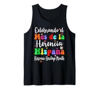 Mes De La Herencia Hispana Groovy Hispanic Heritage Month Tank Top